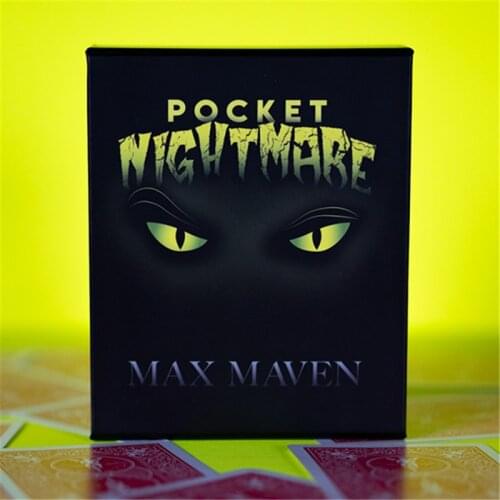 Pocket Nightmare By Max Maven - Magic Tricks Stage Close-Up Magic Fun Mentalism Illusion Gimmicks Magician Props Accessories