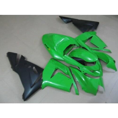 Motorcycle Fairing kit for KAWASAKI Ninja ZX10R 2004 2005 ZX10R 04 05 NEW green black ABS Plastic Fairings set+7 gifts SD01