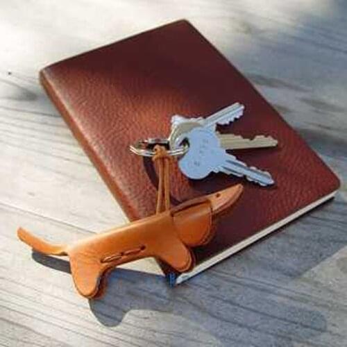 Cute dog leather hole punches bag key ring hanging decoration die cutting knife leather cutter template deri el aletleri