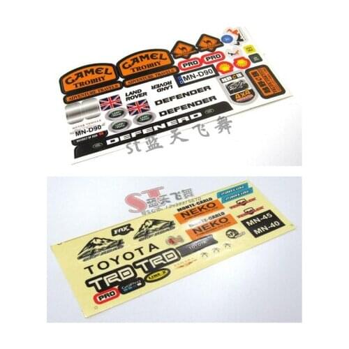 MN D90 D91 WPL B1 B14 B24 C14 C24 B16 B36 RC Car spare parts DIY simulation body sticker