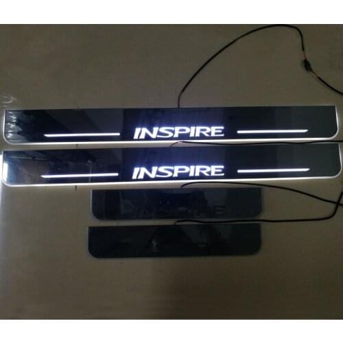 Welcome Pedal Lights For Honda Inspire 2003 2004 2005 - 2007 Pedal car Door Sill Pathway Lamps led thresholds scuff plates AUTO