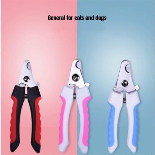 2021New Professional Pet Cat Dog Stainless Steel Manicure Scissors Nail Clippers Household For Pet Cleaning Supplies Artifact