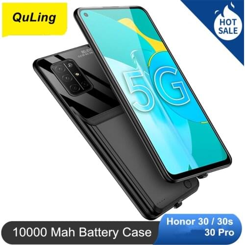 QuLing 10000 Mah Battery Case For Huawei Honor 30 30S 30 Pro Battery Charger Case Power Bank For Huawei Hono 30 Battery Case
