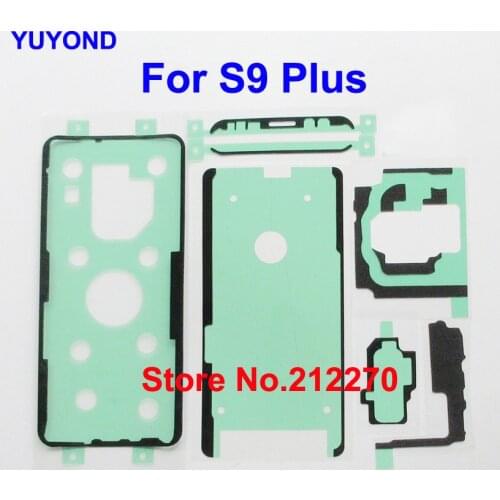 YUYOND LCD Display Screen Frame Back Battery Cover Camera Glass Frame Waterproof Adhesive Sticker For Samsung Galaxy S9 Plus