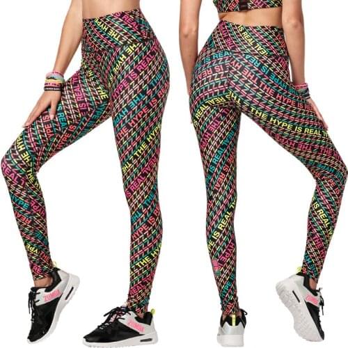 Zunbafitness ZW Wear Womens Pants Sports Running Clothes Legging Dance Yago Bottom P1145
