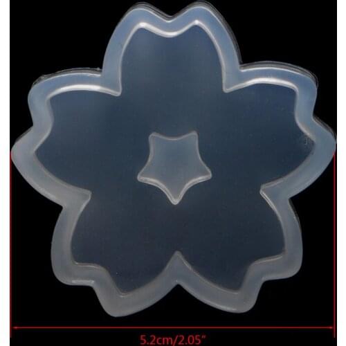 1PCS Resin Silicone Pendant Mold Sakura Ornaments Handmade Jewelry Making Tool