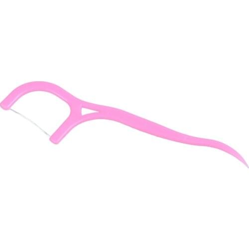 100 Pcs Floss Picks Waxed Teeth Toothpicks Stick Oral Care