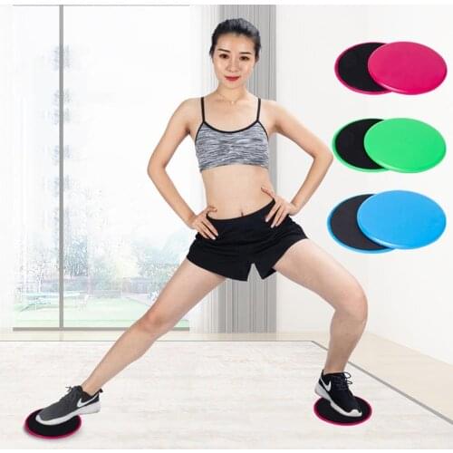 2Pcs Sliding Slider Gliding Discs Fitness Equipment for Home Gym Crossfit Yoga Training Exercise Workout 178x9mm