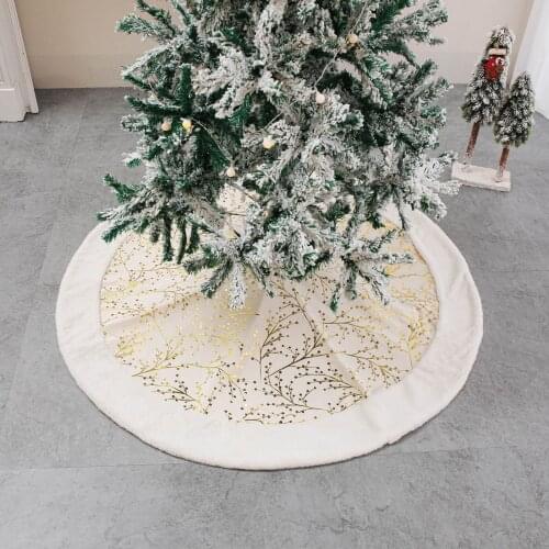 2021 New Holiday Christmas Tree Skirt Decoration With Sock