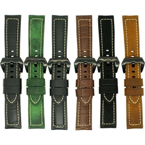 22mm Retro Vintage Genuine Leather Strap Replacement Watch Band for Samsung Gear S3