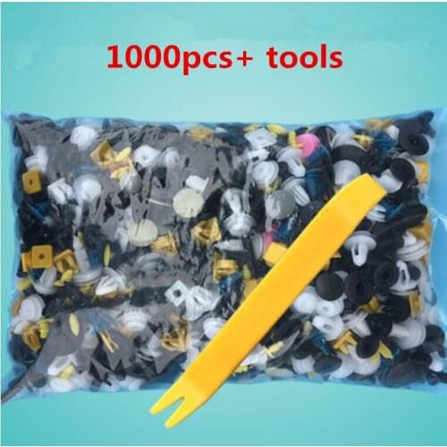 500pcs universal Mixed auto fastener Vehicle Bumper Clips Retainer Fastener Rivet Door Panel Fender Liner for all car