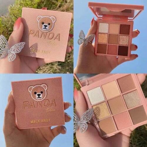 9 Colors Eye Shadow Palette Shimmer Matte Glitter Pigmented Eye Shadow Pallete Metallic Diamond Shiny Makeup Palette Cosmetic