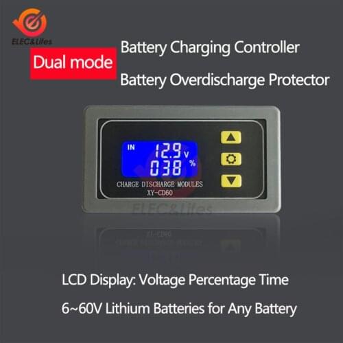 CD60 10A Battery battery Charging Control Module Fully Powered off DC Voltage Protection Undervoltage And Depletion Protector