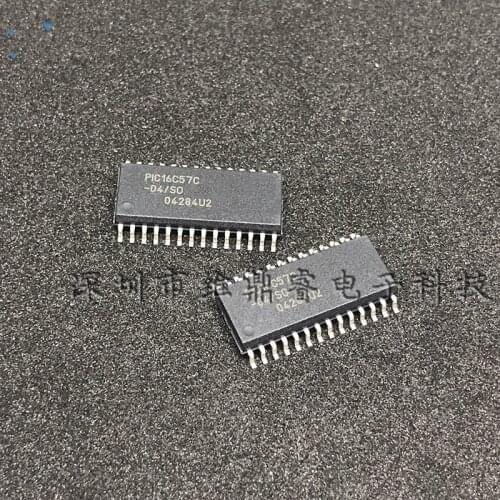 Free Shipping 10pcs/lot PIC16C57C-04I/SO PIC16C57C SOP28 new original stock
