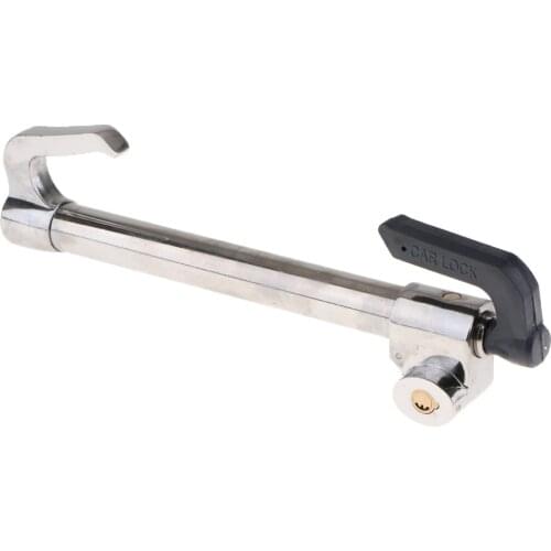 Car Anti-theft Steering Wheel Lock Security W/ Keys Car Truck High Security