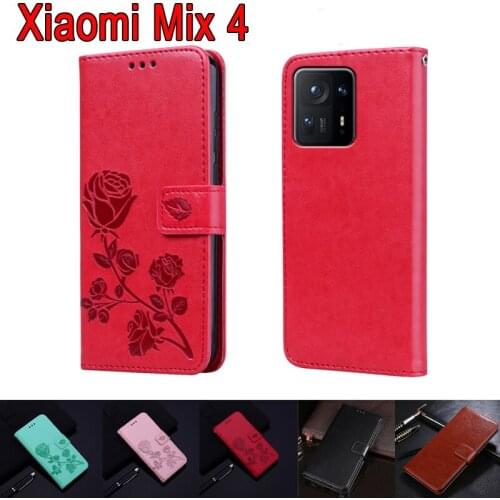Mix4 Wallet Cover For Xiaomi Mix 4 Case Flip Leather Magnetic Card Shell Book For Xiaomi Mi Mix 4 Case Phone Protective Hoesje