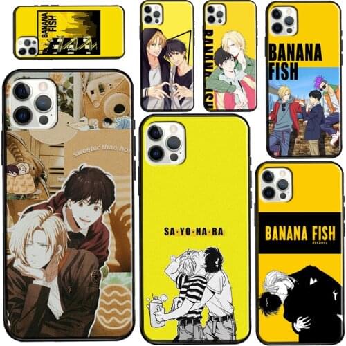 Banana Fish Anime Case For iPhone 11 Pro Max XS X XR 8 7 Plus SE 2020 Funda For iPhone 12 Pro Max mini Case