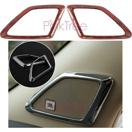 Column Speaker Audio Cover Wood Car Styling For Toyota Land Cruiser Prado 150 2010-2013 2014-2018 Interior Styling Accessories