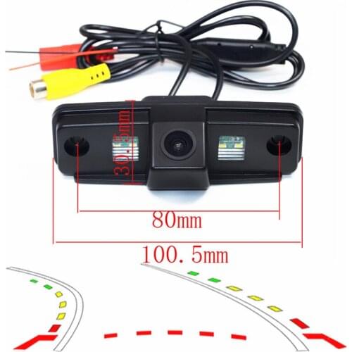 Dynamic Trajectory Tracks car Rear View Reversing parking Camera for Subaru Forester Outback Tribeca car Reverse backup camera