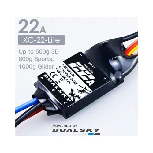 DUALSKY XC-22-Lite, 22A continuous