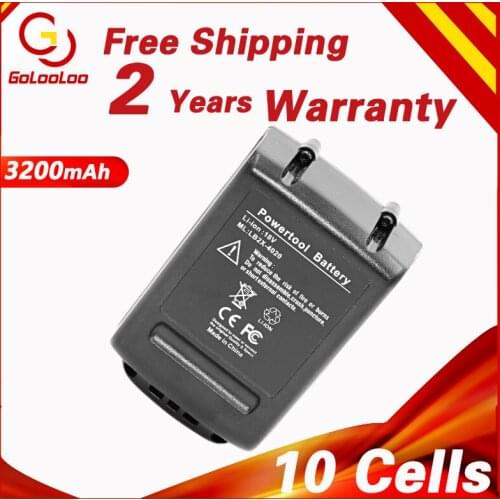 Golooloo 3200mAh LCS1620 Lithium Battery for BLACK & DECKER Rechargable Battery 18V for LBXR20 LB20 LBX20 LBX4020 LB2X4020