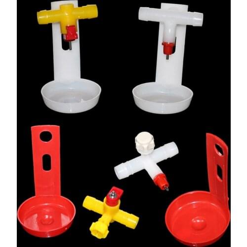 Chicken nipple drinkers hanging Cup Quail Hanging Use Automatic Water Dispenser Chicken farming equipment Poultry feeding 5 Pcs