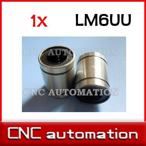 LM6UU 6mm Linear Bushing CNC Linear Bearings 6x12x19mm for linear rail