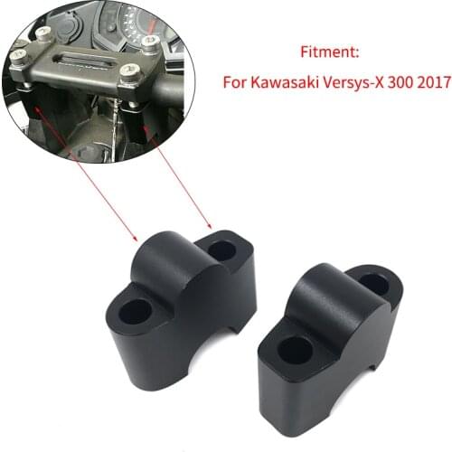 Motorcycle Modified Handlebar Handle bar Extension Risers Height up Adapters 30MM for Kawasaki Versys-X 300 2017 Versys-X 300
