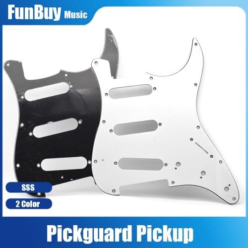 Multi Color 3 Ply 11 Holes SSS Guitar Pickguard Anti-Scratch Plate For ST FD Electric