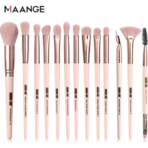 MAANGE NEW 3/5/13 pcs/lot Makeup Brushes Set For Foundation Powder Blush Eyeshadow Concealer Lip Eye Make Up Brush Beauty Tools