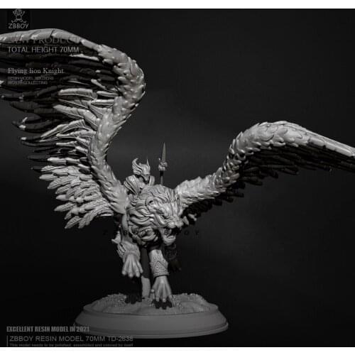 70mm Resin model kits figure colorless and self-assembled TD-2638