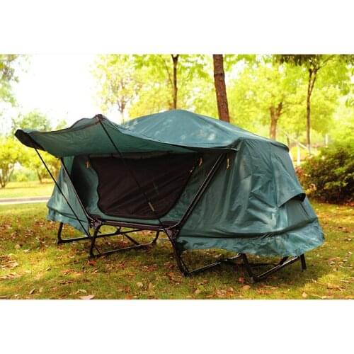 Single Camp bed Free build mountain camping set up off the ground bed tent outdoor essential leisure multi-function fishing tent
