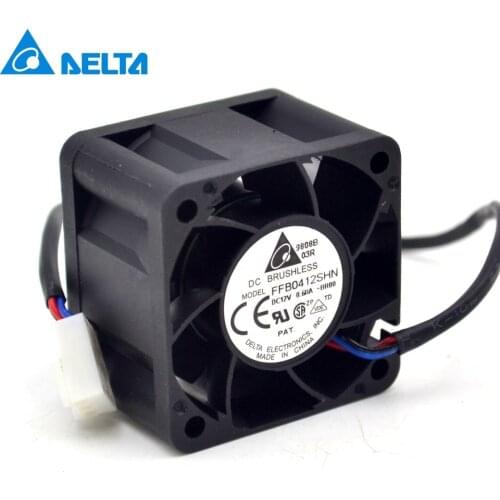 50pcs Original new FFB0412SHN 40*40*28mm 4cm 40mm 4028 0.6A cooling fan speed stall alarm servers