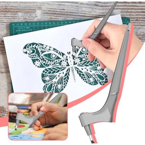 Craft Cutting Tools Stainless Steel Craft Knives With 360-degree Rotating Blade DIY Tools For Craft DIY Cutting Stationery Tool