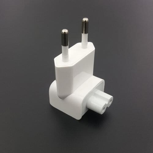 Wall AC Detachable Electrical Euro EU Plug Duck Head for Apple iPad iPhone USB Charger for MacBook Power Adapter