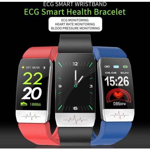 ALLOYSEED Smart Watch Men Women T1 1.14 inch Waterproof Smart Bracelet Heart Rate Monitor Fitness Bracelet Tracker Smartwatch