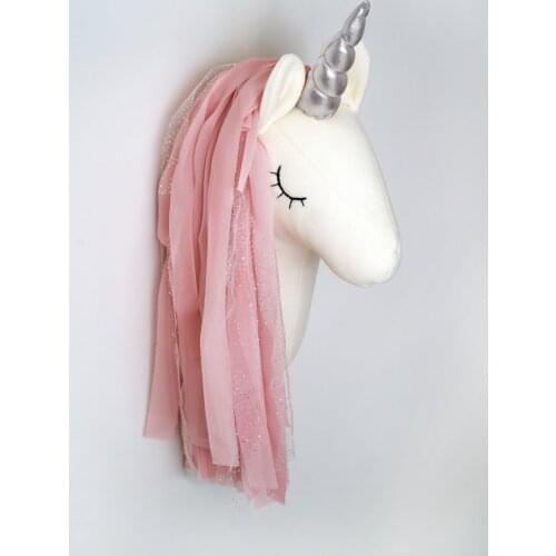 Unicorn Wall Büstü Silver Unicorn