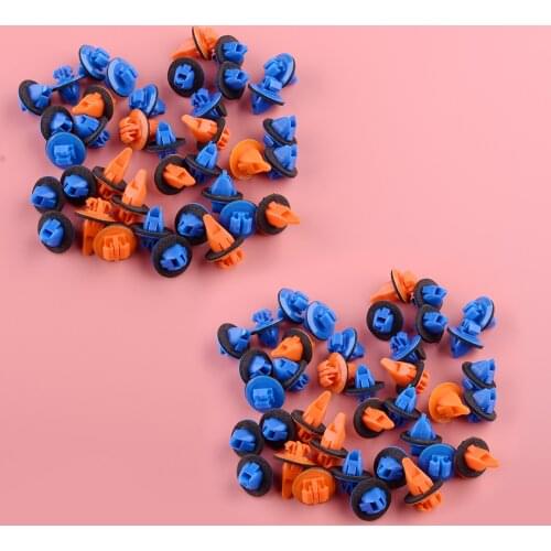 76pcs Car Mudguard Fender Flare Moulding Retainer Clip 75396-35020 Fit for Toyota Tacoma RAV4 Highlander FJ Cruiser 4Runner 2010