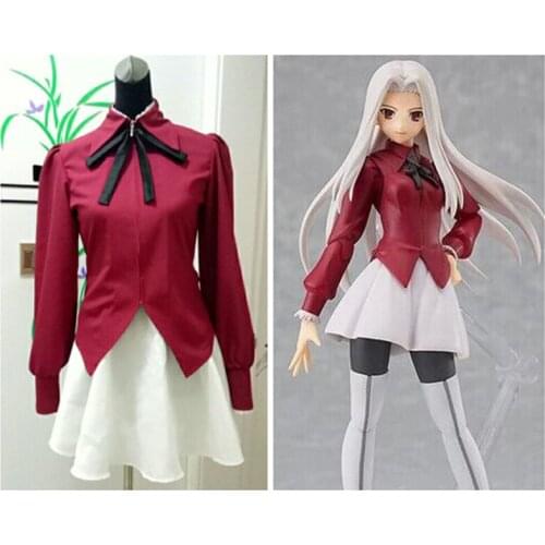 Fate Zero Fate Stay Night Women Irisviel Von Einzbern Cosplay Costume Uniform Women Girls Halloween Christmas Fancy Party Suit