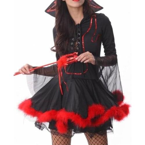 Halloween Costumes For Women Cartoon Dance Suit Cattle Demon With Demons Sexy Lady Role Playing Cosplay Costume Clothes