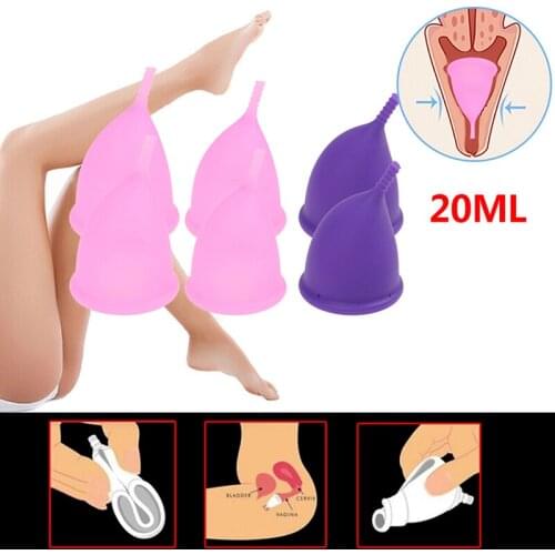 1PC Women Cup Medical Grade Silicone Menstrual Cup Feminine Hygiene Copa Menstrual Lady Cup Health Care Period Cup New