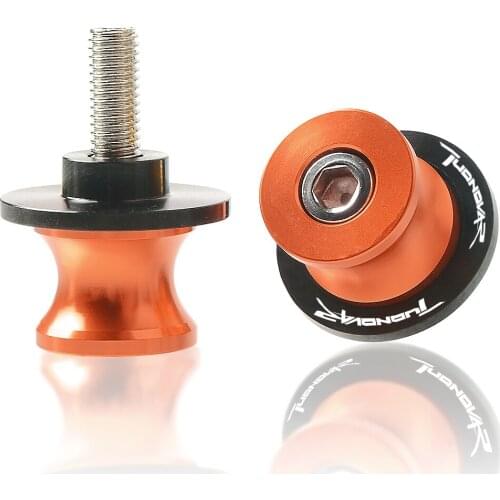 6mm Motorcycle CNC aluminum Swingarm Slider Spools Stand Screws For Aprilia TUONO V4R FactoRy 2011 2012 2013 2014 2015 2016