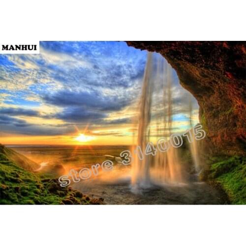 Diamond Embroidery Sunset scenery Picture Of Rhinestones Rime Diamond Painting Cross-Stitch Diamond Mosaic Pictures BCD107