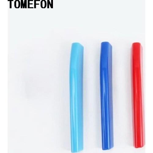 For BMW 5 Series G30 G38 528/530/540Li Car Front Grille Trim Sport Strips Cover Motorsport Power Performance 3PCS Car Sticker