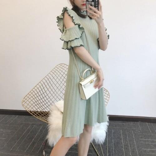 Модные вязаные платья KADUWAKI China At AliExpress