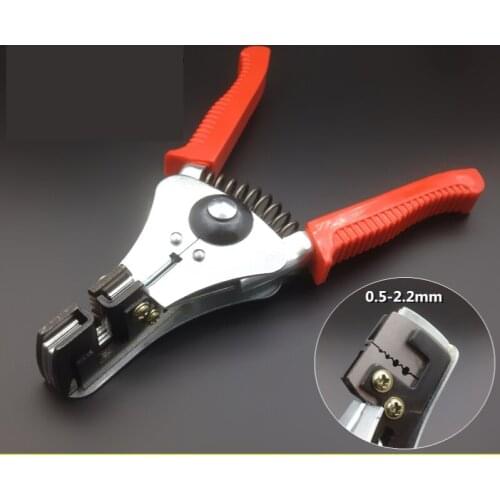 Multifunction Automatic Wire Stripper Crimping Pliers B-type 6 holes with Plastic Handle for Broken / Tight / Stripping Line