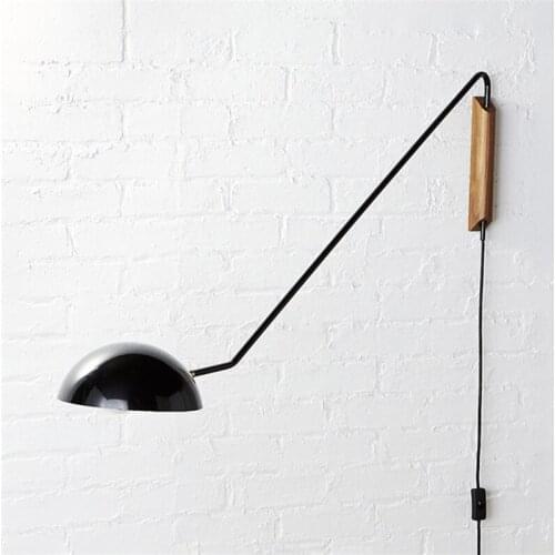 Nordic Modern Wall Lamp Iron Long Arm Wall Lamps For Living Room Bedroom Study Industrial Loft Decor Wall Light Fixtures Lamp