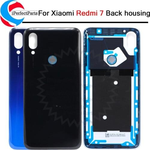New Battery Cover for Xiaomi Redmi 7 Back Glass Panel Battery Cover Rear Door Repalcement for Redmi 7 Back housing