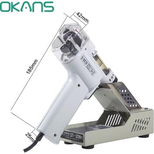 New Electric Desoldering Gun S-997P Vacuum Pump Solder Sucker AC220V 100W