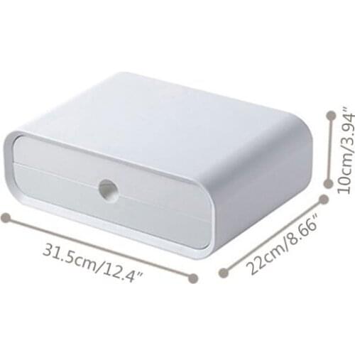 Multi-function Desktop Monitor Stand Computer Screen Riser Shelf Plinth Laptop QX2E